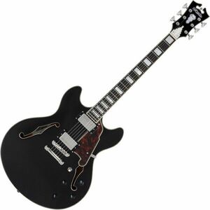 D'Angelico Premier DC Black Flake Semiakustická gitara vyobraziť