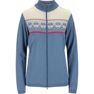 Dale of Norway Liberg Womens Jacket Blue Shadow/Off White S Sveter vyobraziť