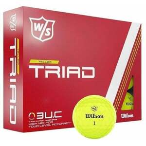 Wilson Staff Triad Yellow Standard Golfové lopty vyobraziť