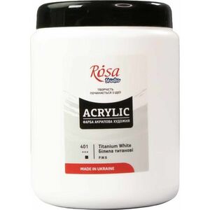 Rosa 322001401 Akrylová farba Titanium White 1000 ml 1 ks vyobraziť