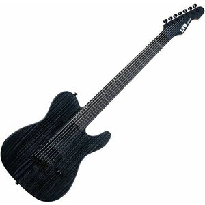 ESP LTD TE-1007 Baritone Black Blast Elektrická gitara vyobraziť