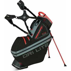 Big Max Dri Lite Hybrid Tour 2 Stand Bag Black/Charcoal/Red vyobraziť