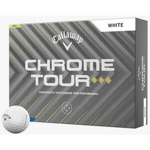 Callaway Chrome Tour Triple Diamond White Basic Golfové lopty vyobraziť