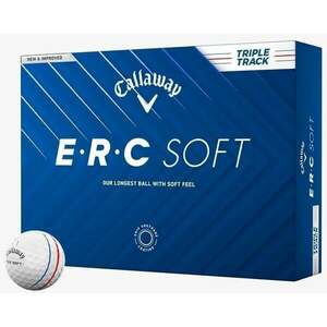 Callaway ERC Soft 2025 White Triple Track Golfové lopty vyobraziť