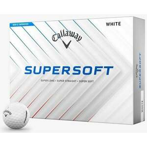 Callaway Supersoft 2025 White Basic Golfové lopty vyobraziť