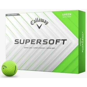 Callaway Supersoft 2025 Matte Green Basic Golfové lopty vyobraziť