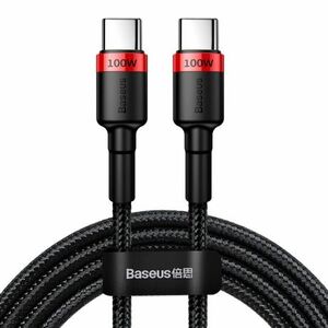 Baseus Cafule kábel USB-C / USB-C PD 2.0 5A 2m, čierny (CATKLF-AL91) vyobraziť