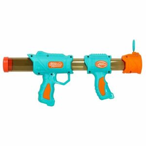 MG Air Popper Nerf 2in1 guľová pištol s nábojmi, modrá vyobraziť