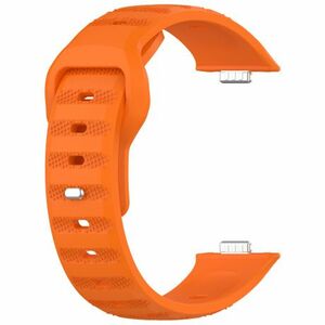 BStrap Silicone remienok na Huawei Watch Fit 3, orange vyobraziť