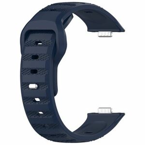 BStrap Silicone remienok na Huawei Watch Fit 3, darkblue vyobraziť