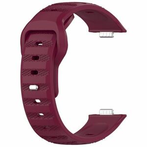 BStrap Silicone remienok na Huawei Watch Fit 3, wine red vyobraziť