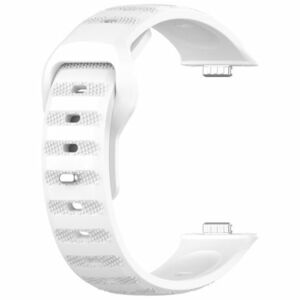 BStrap Silicone remienok na Huawei Watch Fit 3, white vyobraziť