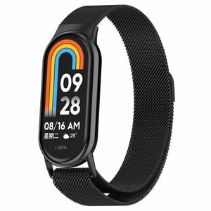 BStrap Milanese remienok na Xiaomi Smart Band 8 / 9, black vyobraziť