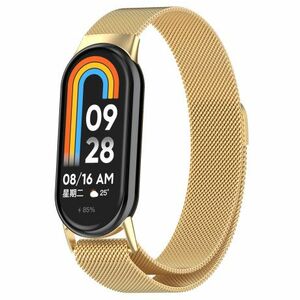 BStrap Milanese remienok na Xiaomi Smart Band 8 / 9, gold vyobraziť