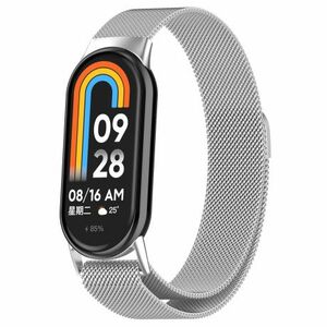 BStrap Milanese remienok na Xiaomi Smart Band 8 / 9, silver vyobraziť