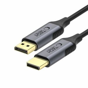 Tech-Protect Ultraboost kábel DisplayPort 1.4 4K 2m, čierny vyobraziť