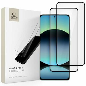 Tech-Protect Glass Fit 2x ochranné sklo na Xiaomi Redmi Note 14 4G / 5G, čierne vyobraziť