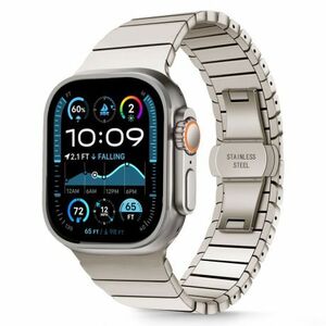 Tech-Protect Linkband remienok na Apple Watch 44/45/46/49mm, titanium vyobraziť