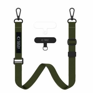 Tech-Protect Rope Crossbody šnúrka na mobil, khaki vyobraziť