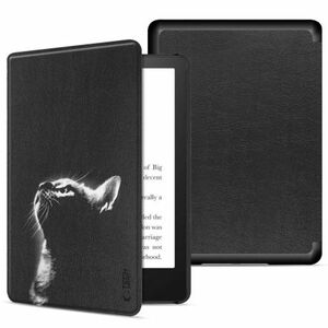 Tech-Protect Smartcase puzdro na Amazon Kindle Paperwhite VI / 6, black cat vyobraziť