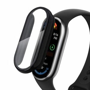 Tech-Protect Defense 360 puzdro so sklom na Xiaomi Smart Band 9, čierne vyobraziť