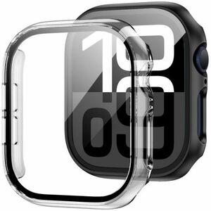 Tech-Protect Defense 360 puzdro so sklom na Apple Watch 10 42mm, priesvitné vyobraziť