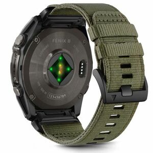 Tech-Protect Nylon Classic remienok na Garmin Fenix 5 / 6 / 6 Pro / 7 / 8 47mm / E, olive vyobraziť