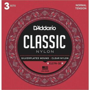 D'Addario EJ27N-3D Nylonové struny pre klasickú gitaru vyobraziť