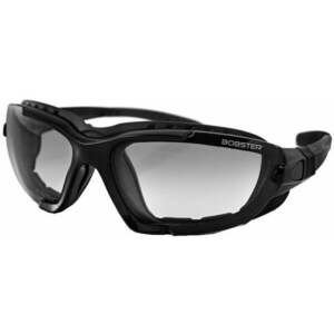 Bobster Renegade Convertibles Gloss Black/Clear Photochromic Moto okuliare vyobraziť