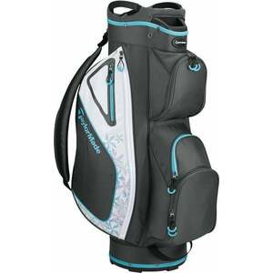 TaylorMade Kalea Grey/White/Blue Cart Bag vyobraziť