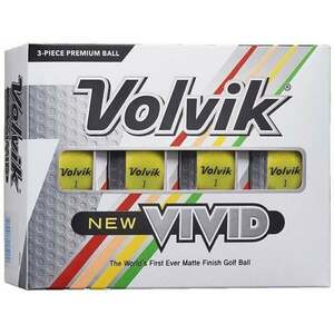 Volvik Vivid 2020 Yellow Golfové lopty vyobraziť