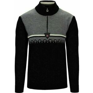 Dale of Norway Lahti Mens Knit Sweater Black/Smoke/Off White L Sveter vyobraziť