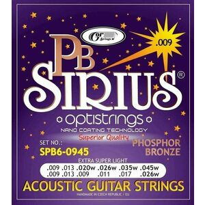 Gorstrings Sirius SPB6-0945 Struny pre akustickú gitaru vyobraziť