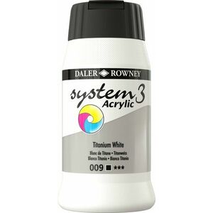 Daler Rowney System3 Akrylová farba Titanium White 500 ml 1 ks vyobraziť