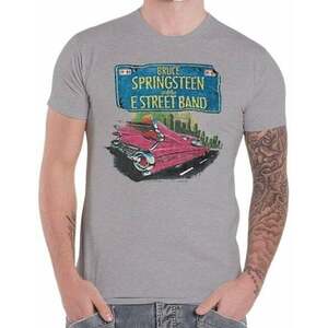 Bruce Springsteen Tričko Pink Cadillac Unisex Heather Grey 2XL vyobraziť