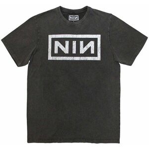 Nine Inch Nails Tričko Classic Logo Unisex Charcoal Grey S vyobraziť